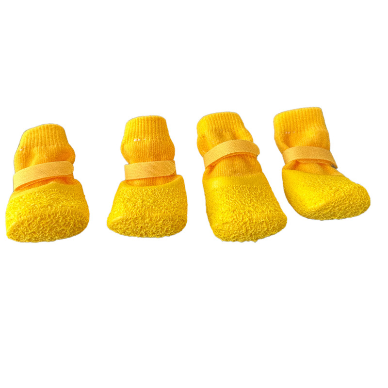 Încălțăminte pentru câini din poliester, model monocrom, țesătură plată grea, suprafață vopsită, universal pentru toate rasele