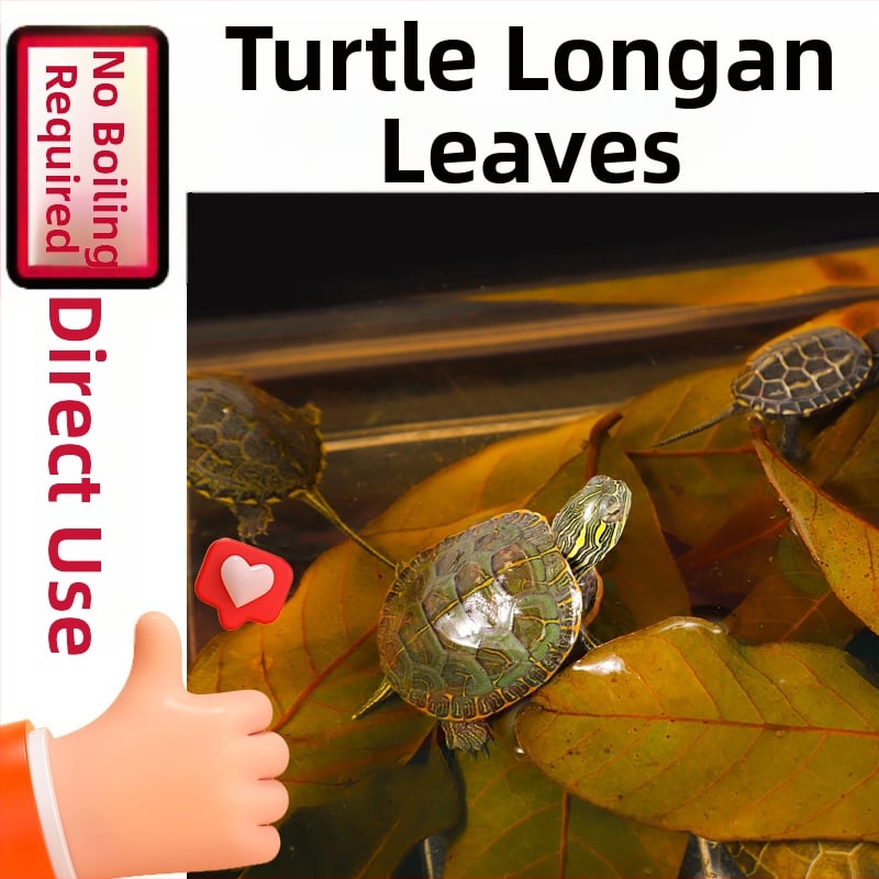 Декорация за хабитат на костенурки с Longan Leaf, пластмасова, мъхов микро-ландшафт, 50 г, 50 бр. в кутия