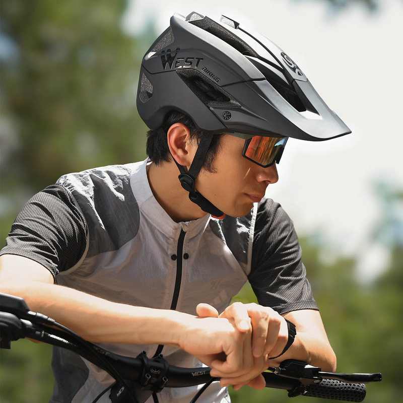 Kaciga za bicikl West Biking, unisex za odrasle, stil planinski bicikl, PC ljuska + EPS pjena, model YP0708078