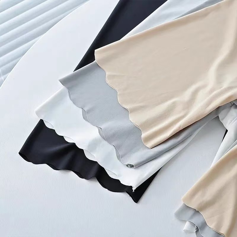 Γυναικείες καπρί παντελόνες ασφαλείας με υψηρή μέση – Ice Silk, 90–95% πολυεστέρας, σπαντεξ <30%, λεπτό ύφασμα