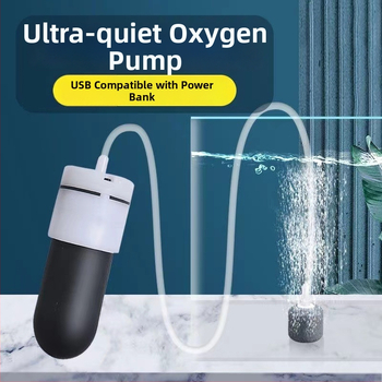 Аквариумна кислородна помпа за домашна употреба, USB захранване, за рибен аквариум