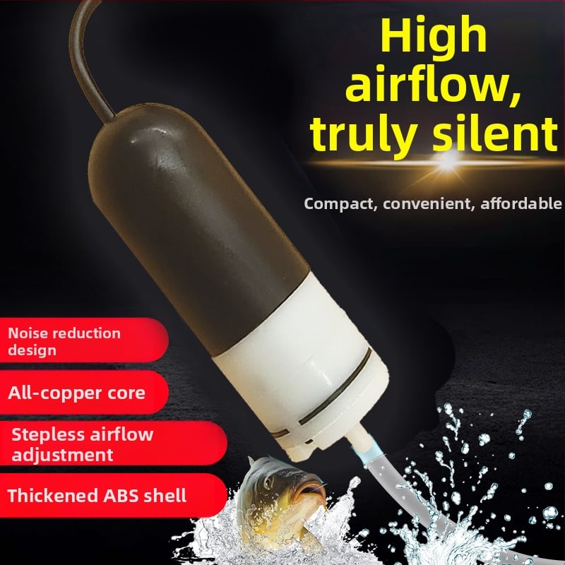 Аквариумна кислородна помпа за домашна употреба, USB захранване, за рибен аквариум