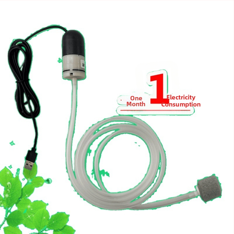 Аквариумна кислородна помпа за домашна употреба, USB захранване, за рибен аквариум