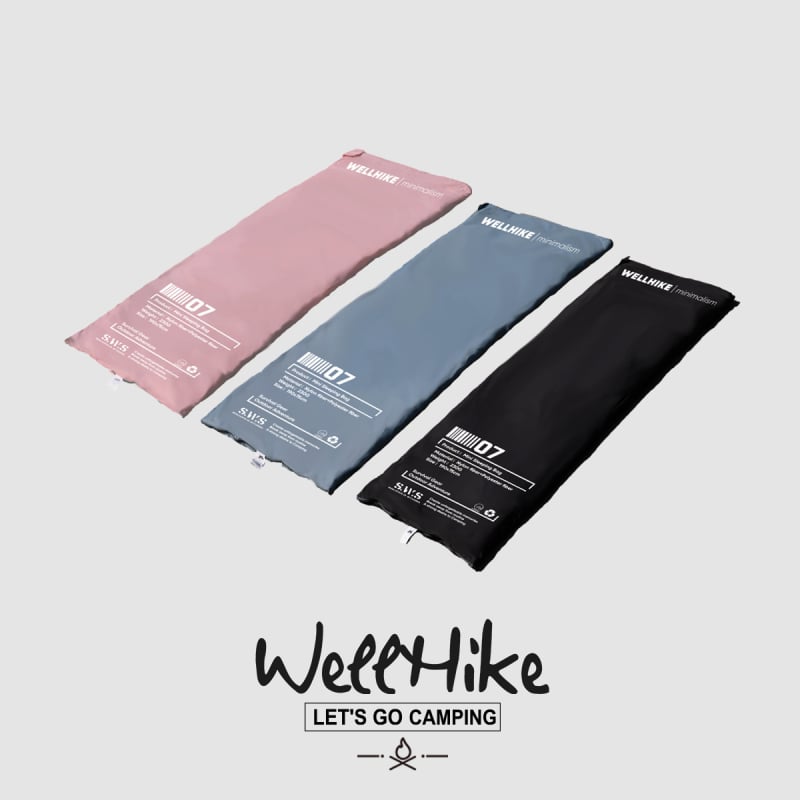 Wellhike Mini lagana vreća za spavanje, omotnica-stil, punilo: imitacija svile-pamuka, podstava: poliester, tkanina: poliester, težina: 230 g