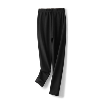 Colanți tricotati, căptușiți cu fleece, călduroși, talie elastică, lungime integrală, croi slim