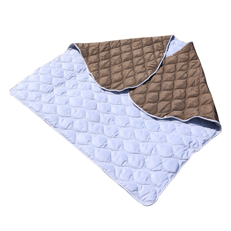 Kempingezéshez hordozható hálózsák-köpeny, vastag, szélálló, hidegálló, Qingao