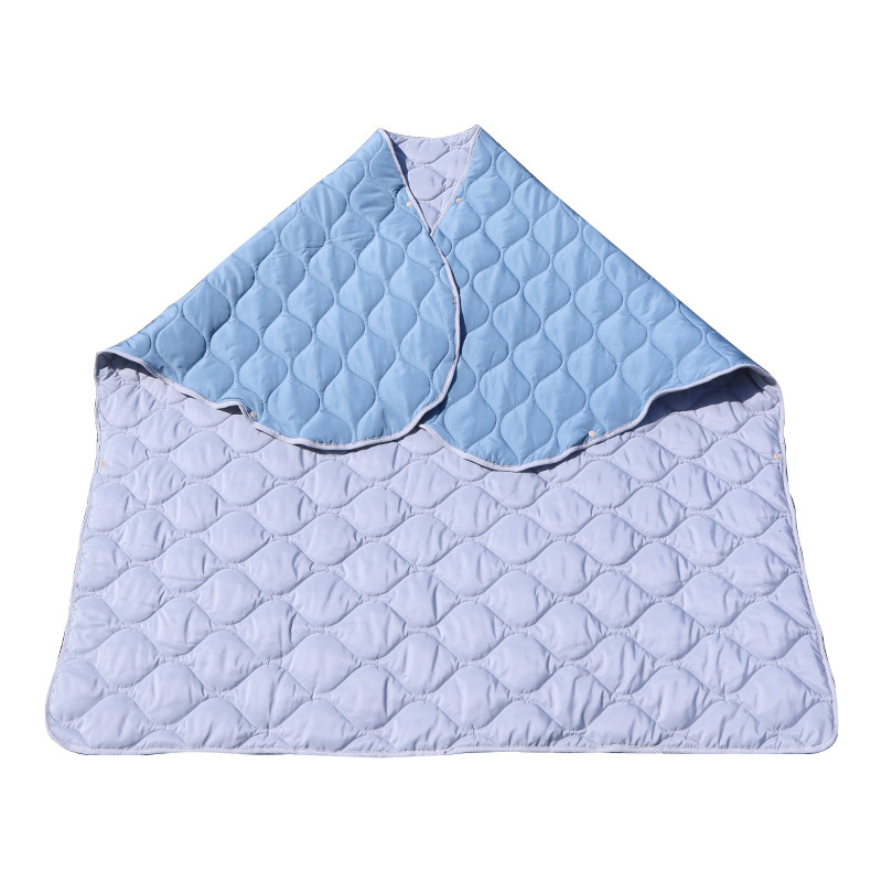 Kempingezéshez hordozható hálózsák-köpeny, vastag, szélálló, hidegálló, Qingao