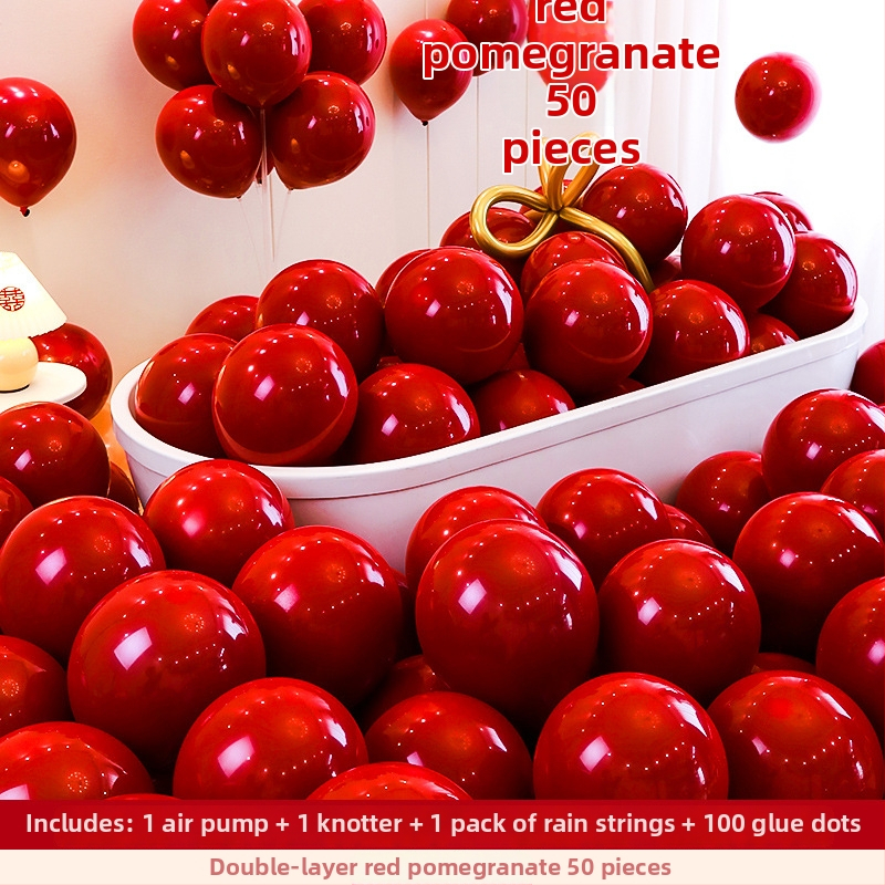 Set balonske dekoracije za vjenčanje (Materijal: Latex; Oblik: Okrugli; Ispis logotipa: Dostupan; Primjenjivo: Vjenčanje)