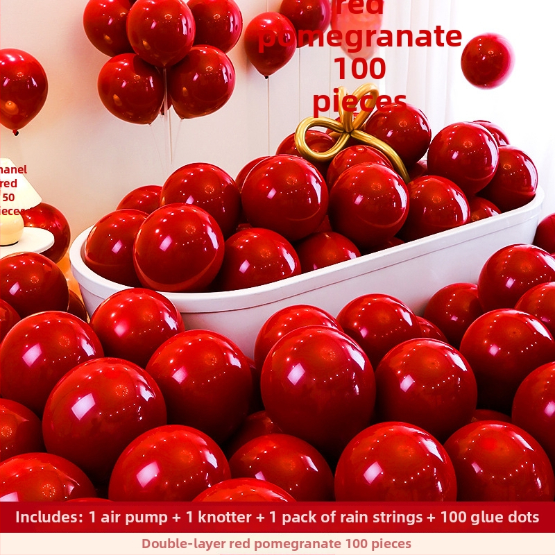 Set balonske dekoracije za vjenčanje (Materijal: Latex; Oblik: Okrugli; Ispis logotipa: Dostupan; Primjenjivo: Vjenčanje)