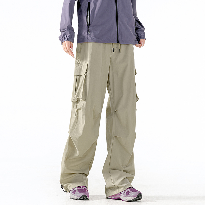 Unisex παντελόνια πεζοπορίας με γρήγορο στέγνωμα, ύφασμα 90% νάιλον, 10% σπάντεξ, ψηλή μέση με ελαστικό κορδόνι, κατάλληλα για άνοιξη, καλοκαίρι και φθινόπωρο
