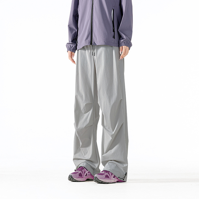 Unisex παντελόνια πεζοπορίας με γρήγορο στέγνωμα, ύφασμα 90% νάιλον, 10% σπάντεξ, ψηλή μέση με ελαστικό κορδόνι, κατάλληλα για άνοιξη, καλοκαίρι και φθινόπωρο