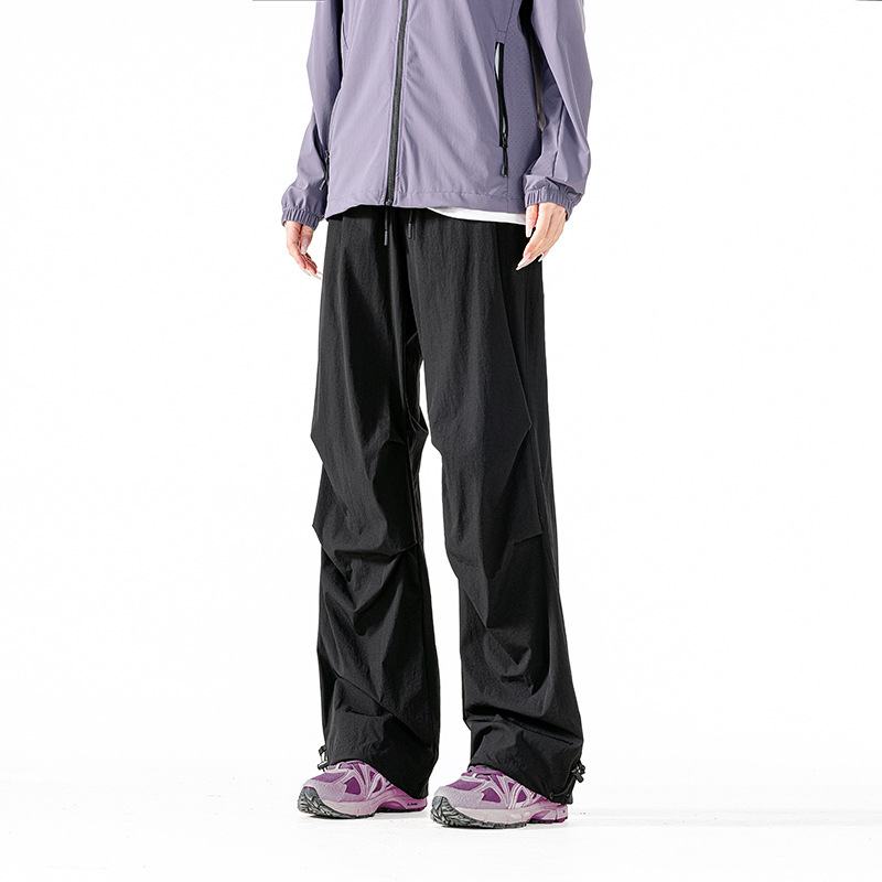 Unisex παντελόνια πεζοπορίας με γρήγορο στέγνωμα, ύφασμα 90% νάιλον, 10% σπάντεξ, ψηλή μέση με ελαστικό κορδόνι, κατάλληλα για άνοιξη, καλοκαίρι και φθινόπωρο