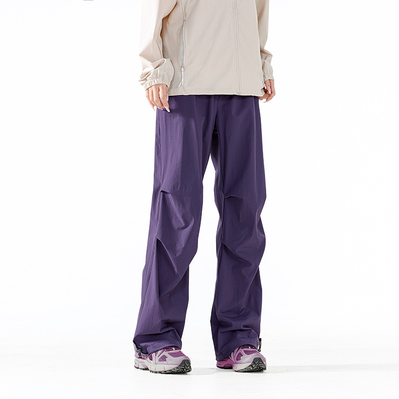 Unisex παντελόνια πεζοπορίας με γρήγορο στέγνωμα, ύφασμα 90% νάιλον, 10% σπάντεξ, ψηλή μέση με ελαστικό κορδόνι, κατάλληλα για άνοιξη, καλοκαίρι και φθινόπωρο