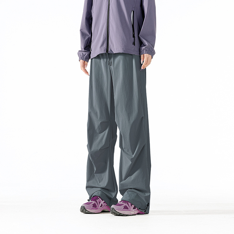 Unisex παντελόνια πεζοπορίας με γρήγορο στέγνωμα, ύφασμα 90% νάιλον, 10% σπάντεξ, ψηλή μέση με ελαστικό κορδόνι, κατάλληλα για άνοιξη, καλοκαίρι και φθινόπωρο