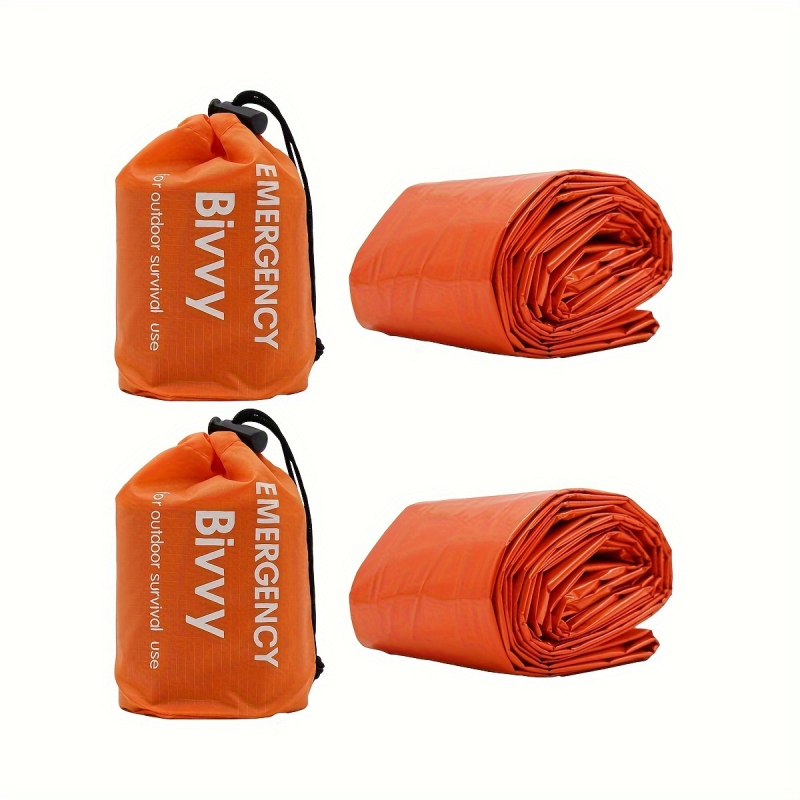 Kültéri vészhelyzeti alvózsák PE alumíniumfóliával, meleg szigeteléssel és nedvességálló alátéttel