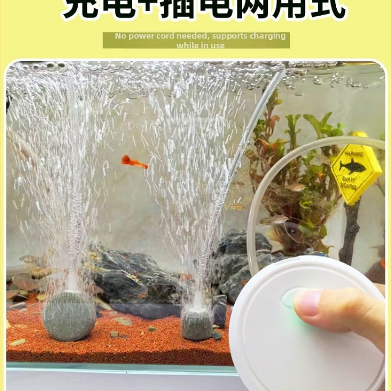 Аквариумна кислородна помпа с кварцов материал — филтър, оборудване за аквариум