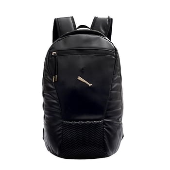 PU ruksak velike kapacitete za prijenosno računalo, vodootporan, zakrivljene naramenice, ulični stil školskog ruksaka