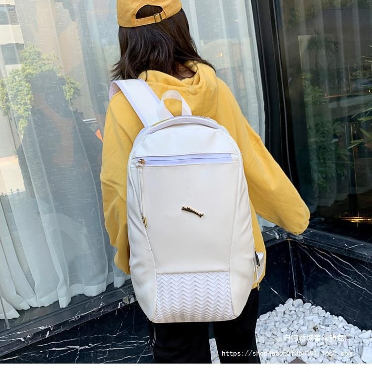 PU ruksak velike kapacitete za prijenosno računalo, vodootporan, zakrivljene naramenice, ulični stil školskog ruksaka