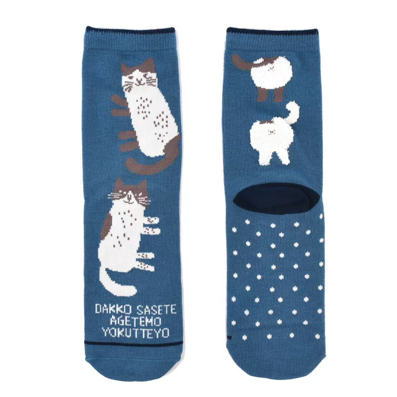 Bavlnené ponožky strednej dĺžky s motívom anime, odvádzajú pot, unisex, vek 18–40