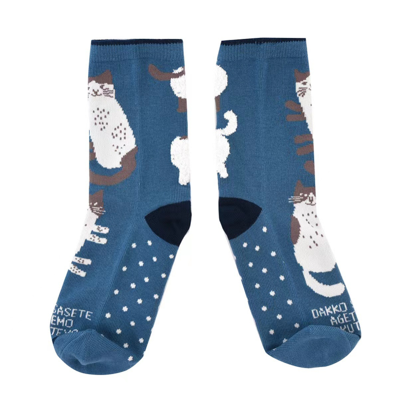 Bavlnené ponožky strednej dĺžky s motívom anime, odvádzajú pot, unisex, vek 18–40