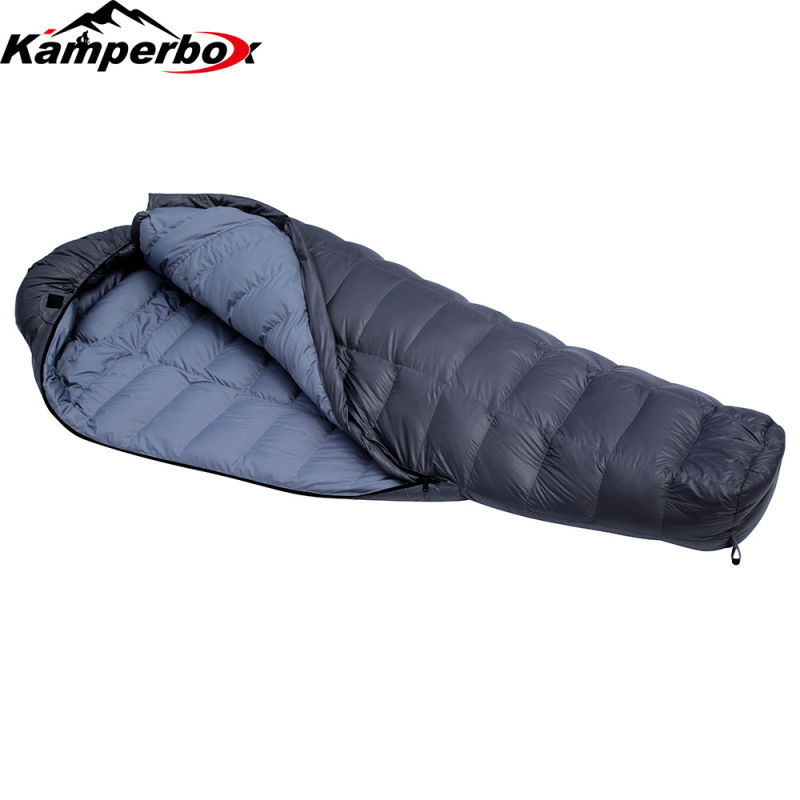 Camperbox vreća za spavanje s gusjim perjem, oblik mumije Goose1000 — 1839 g