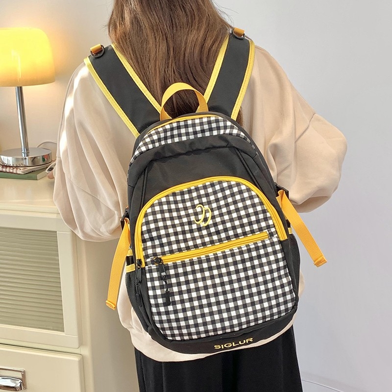 Unisex ruksak za slobodno vrijeme s geometrijskim uzorkom, kapacitet 20–35 L, najlon materijal, ergonomski stražnji panel