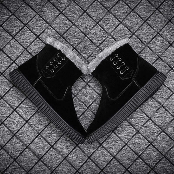 Снежни ботуши - водоустойчиви, топли, подплатени с флис, Ultra-Fiber Leather горна част, гумена подметка