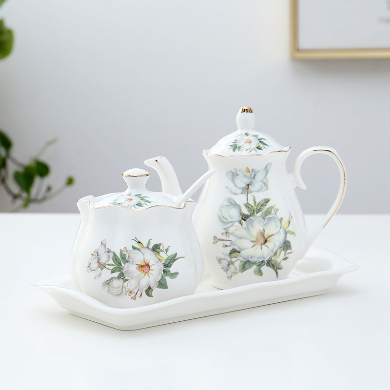 Σετ κεραμικών βάζων καρυκεύματος με χρυσή δαντέλα, κατάλληλα για στερεές καρυκεύσεις, δυνατότητα εκτύπωσης λογοτύπου, προσαρμογή, ποιότητα πρώτης τάξης