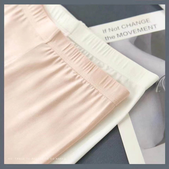 Modal γυναικείες σορτς ασφαλείας με μέση, απλό ύφαντο, γρήγορο στέγνωμα, προστασία από έκθεση