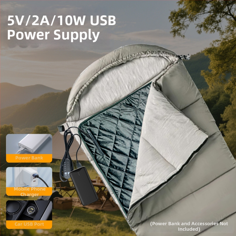 Febory elektrická prikrývka, model Tt, 5V, 10W, napájanie z vozidla