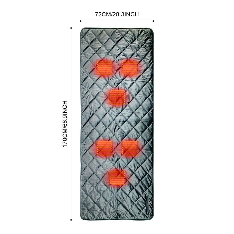 Febory електрическо одеяло, модел Tt, 5V, 10W, автомобилно захранване