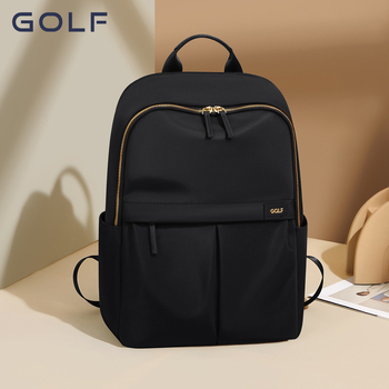 GOLF női hátizsák – üzleti közlekedés stílus, textileanyag, 2024 ősz, mindennapi használat