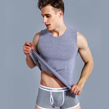 Ανδρικό γιλέκο με ευρύ ώμο, διαπνέουσα πλεκτή ύφανση, πολυεστέρας 95–100%, λαιμόκοψη crewneck, μεσαίου βάρους 141–160 g/m², καλοκαίρι