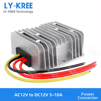 Regulovaný napájací modul AC12V na DC12V pre monitorovanie (Výstup 12V, Prúd 5–10A, Vstup 10–28V, Výkon 60–120W, IP67)