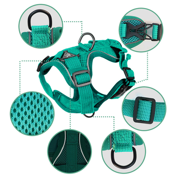 Bei Le macskamellhám hálós anyagból, 100 darabos csomag