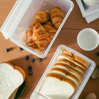 SANADA műanyag frissességmegőrző doboz, egyszerű stílus, élelmiszer-tároló, tárolás és frissesség megőrzése