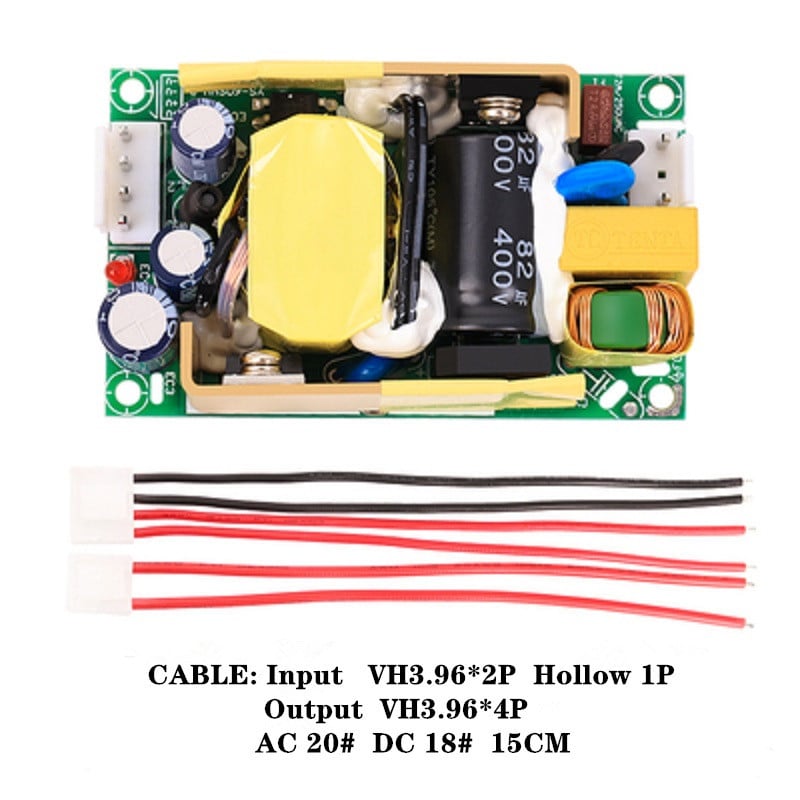 Захранващ модул с превключващ режим, вход 100-264VAC/DC, изход 3.3-36V, 0-1.6A, номинална мощност 33-54W, ефективност 79-89%