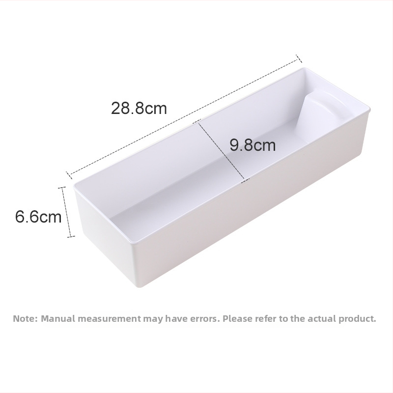 Štvorcová krabica na skladovanie v chladničke pre vajcia a ovocie – plastová, minimalistický dizajn