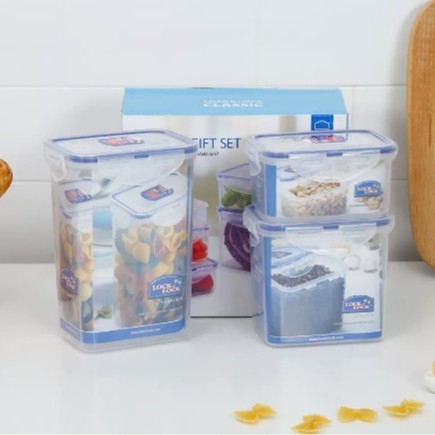 Plastična kutija za ručak, 3-dijelni set, pogodna za mikrovalnu, ponovno upotrebljiva