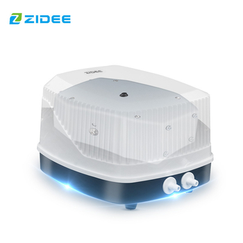 Диафрагмена аквариумна помпа за кислород, висок въздушен поток, тихо функциониране (≤35 dB), регулируема скорост, AC захранване, тегло 1,5 кг, OEM/ODM поддръжка, лиценз за частна марка