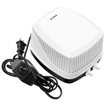 Диафрагмена аквариумна помпа за кислород, висок въздушен поток, тихо функциониране (≤35 dB), регулируема скорост, AC захранване, тегло 1,5 кг, OEM/ODM поддръжка, лиценз за частна марка