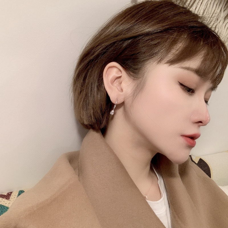 Naušnice od bakra, elektroplatirane, kapkovitog oblika, ZZLTD