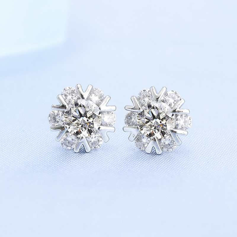 Bakrene naušnice s elektroplatinskim premazom, japansko-korejski stil, svježi i slatki dizajn; kategorija: naušnice