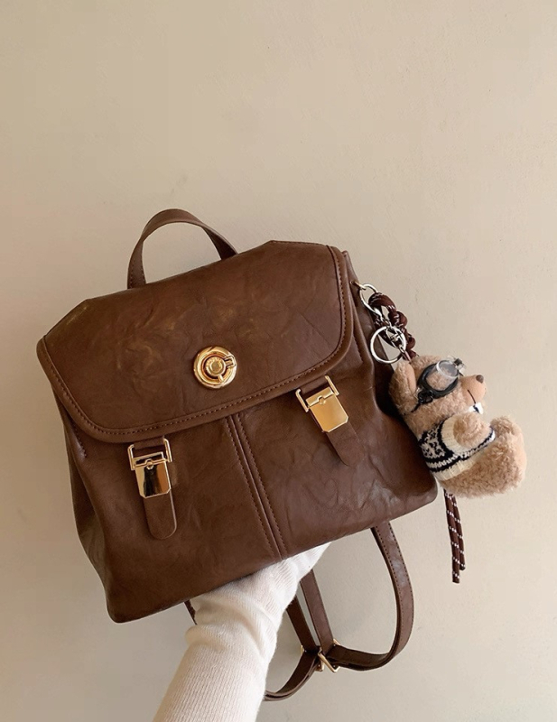 Női PU válltáska retro stílusban, vászon bélés, rejtett cipzáras zseb, 2025 nyár