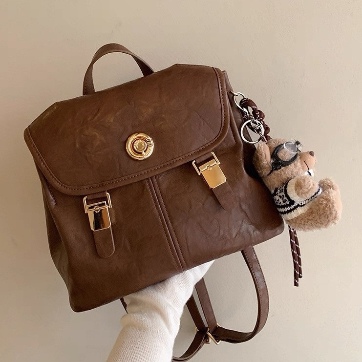 Női PU válltáska retro stílusban, vászon bélés, rejtett cipzáras zseb, 2025 nyár