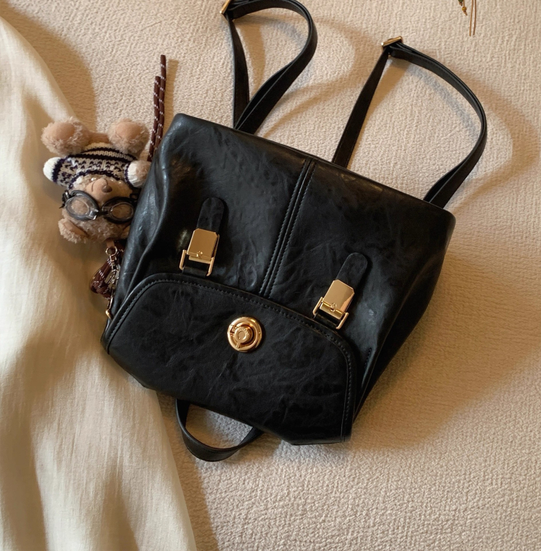 Női PU válltáska retro stílusban, vászon bélés, rejtett cipzáras zseb, 2025 nyár