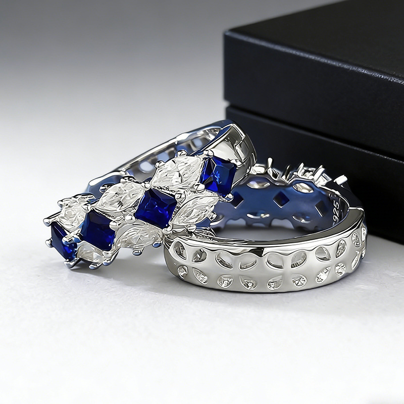 Naušnice 925 srebra s dijamantnim postavljanjem, geometrijski stil, Zhuozhifan, za žene (925 srebro; dijamantno postavljanje; geometrijski stil; Zhuozhifan)