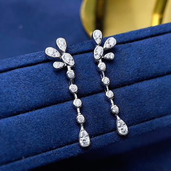 Bakarne naušnice s geometrijskim dizajnom, elektroplatirane, za žene