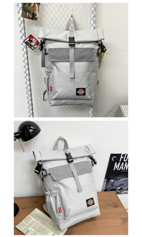 Ruksak od Oxford platna, roll-top dizajn s proširenjem, kapacitet 20–35L, pogodan za 16-inčni laptop, PVC navlaka (LD branda)
