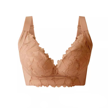 Grudnjak od pamuka s košarom 3/4, srednje oblikovan košar, fiksirane dvostruke naramenice, stražnje zatvaranje s pet redova kukica